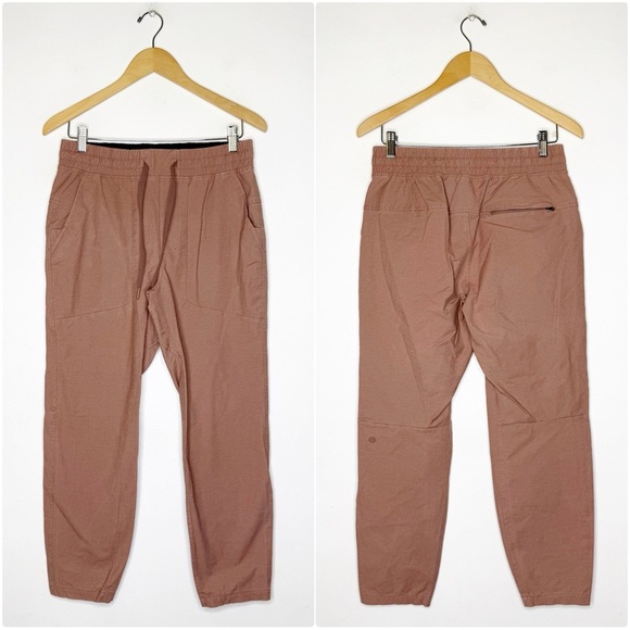 Lululemon Pants Mens Brown Bowline Utilitech Classic Tapered Fit $128 Size Small - Picture 1 of 8